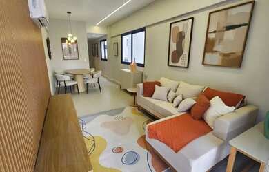 Imagem: O apartamento possui 2 Dormitórios, 1 Banheiro, 1 Vaga na garagem