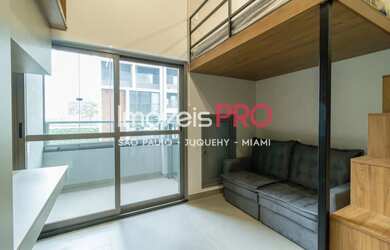 Imagem: O apartamento possui 1 Dormitório, 1 Banheiro e 25m² de Área