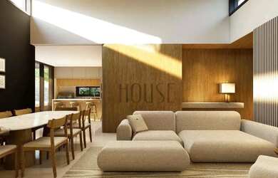 Imagem: A casa em condomínio possui 3 Dormitórios, 3 Banheiros, 4