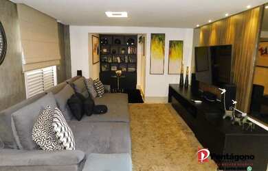 Imagem: O apartamento na cobertura possui 4 Dormitórios, 4 Banheiros