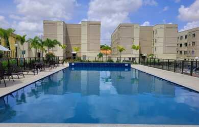 Imagem: O apartamento possui 2 Dormitórios, 1 Banheiro, 1 Vaga na garagem