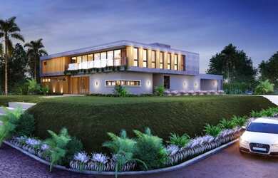 Imagem: A casa possui 5 Dormitórios, 5 Banheiros, 5 Vagas na garagem