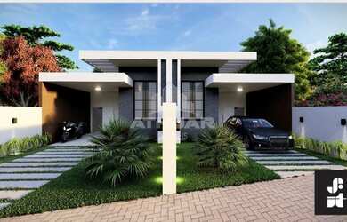 Imagem: A casa possui 2 Dormitórios, 2 Banheiros, 2 Vagas na garagem