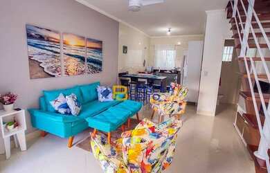 Imagem: A casa em condomínio possui 2 Dormitórios, 3 Banheiros, 1