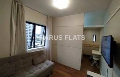 Imagem: O studio possui 1 Dormitório, 1 Banheiro, 1 Vaga na garagem