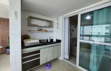 Imagem 5: Apartamento - Mongaguá. Vista para o mar, 80m² de Área, 1 Vaga na garageme2...