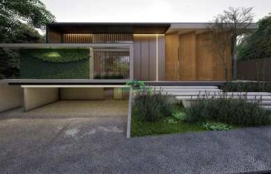 Imagem: A casa em condomínio possui 5 Dormitórios, 5 Banheiros, 5