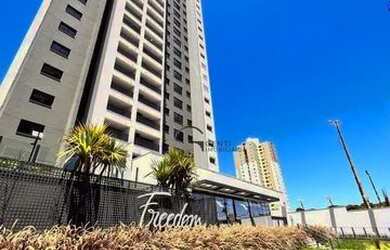 Imagem: O apartamento possui 1 Dormitório, 2 Banheiros, 1 Vaga na garagem