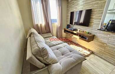 Imagem: O apartamento possui 2 Dormitórios, 1 Banheiro, 1 Vaga na garagem