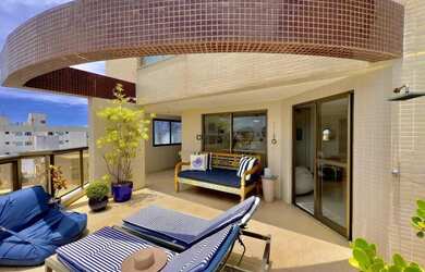 Imagem: O apartamento na cobertura possui 4 Dormitórios, 4 Banheiros