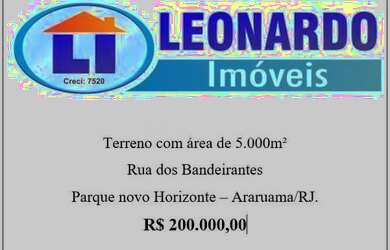 Imagem 1: TERRENO A VENDA, NOVO HORIZONTE, AREA TOTALMENTE LEGALIZADA