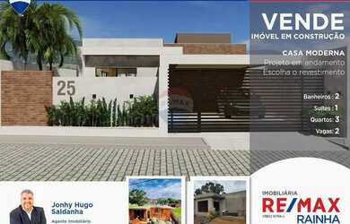 Imagem: A casa em condomínio possui 3 Dormitórios, 2 Banheiros, 2