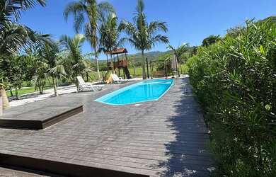 Imagem: A pousada chalé possui 2 Dormitórios, Acomodam 7 pessoas