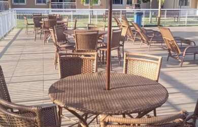 Imagem: O apartamento possui 2 Dormitórios, 2 Banheiros, 1 Vaga na