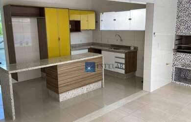 Imagem: A casa em condomínio possui 4 Dormitórios, 5 Banheiros, 5