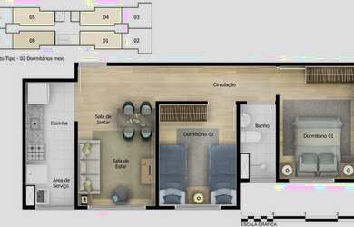 Imagem 10: Apartamento residencial para venda, Jardim Maria Duarte, São Paulo -...