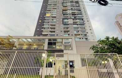 Imagem: O apartamento possui 1 Dormitório, 1 Banheiro, 1 Vaga na garagem