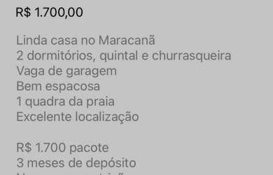 Imagem 8: Casa no Maracanã PG. 70m² de Área, 1 Vaga na garageme2 Dormitórios