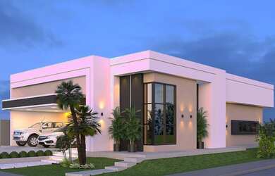 Imagem: A casa em condomínio possui 3 Dormitórios, 3 Banheiros, 4