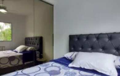 Imagem: O apartamento possui 1 Dormitório, 1 Banheiro, 1 Vaga na garagem