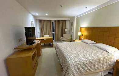 Imagem: O studio possui 1 Dormitório, 1 Banheiro, 1 Vaga na garagem