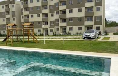 Imagem: O apartamento possui 2 Dormitórios, 1 Banheiro, 1 Vaga na garagem