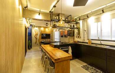 Imagem: O apartamento na cobertura possui 2 Dormitórios, 2 Banheiros