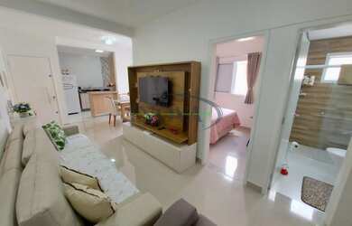 Imagem: O apartamento possui 2 Dormitórios, 1 Banheiro, 1 Vaga na garagem