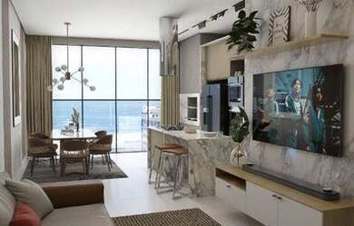 Imagem: O apartamento possui 2 Dormitórios, 2 Banheiros, 1 Vaga na