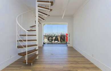 Imagem: O apartamento na cobertura possui 2 Dormitórios, 2 Banheiros