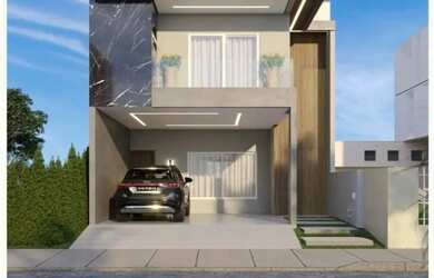 Imagem: A casa em condomínio possui 3 Dormitórios, 3 Banheiros, 2