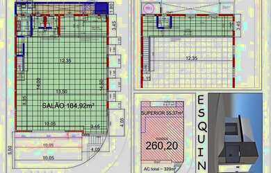 Imagem: O depósito possui 320m² de Área e está localizado em Chácara