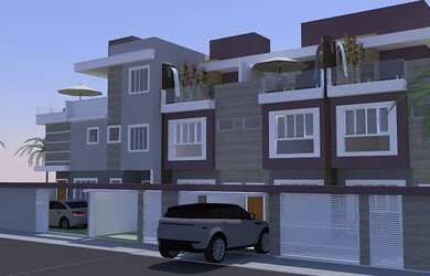 Imagem: A casa possui 3 Dormitórios, 4 Banheiros, 2 Vagas na garagem