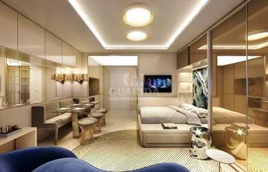 Imagem: O apartamento possui 1 Dormitório, 1 Banheiro, 26m² de Área