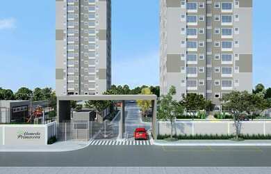 Imagem: O apartamento possui 2 Dormitórios, 2 Banheiros, 1 Vaga na