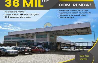 Imagem: O depósito possui 132.712m² de Área e está localizado em