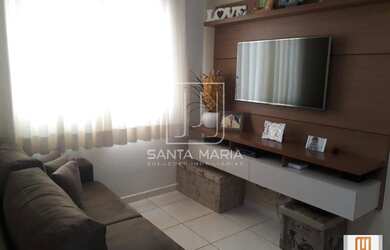 Imagem: O apartamento possui 2 Dormitórios, 1 Banheiro, 1 Vaga na garagem