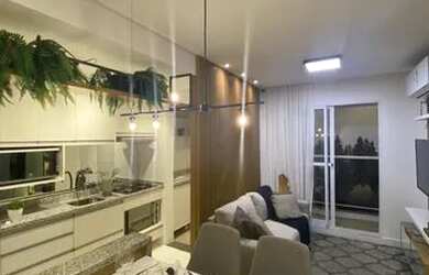 Imagem: O apartamento possui 2 Dormitórios, 1 Banheiro, 1 Vaga na garagem