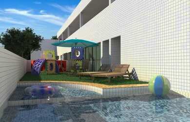 Imagem: O apartamento possui 1 Dormitório, 1 Banheiro, 1 Vaga na garagem