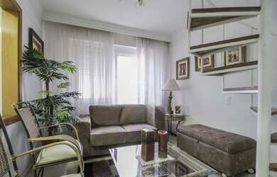 Imagem: O apartamento na cobertura possui 2 Dormitórios, 3 Banheiros