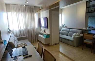 Imagem: O apartamento possui 2 Dormitórios, 1 Banheiro, 1 Vaga na garagem