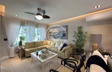 Imagem: A casa em condomínio possui 5 Dormitórios, 5 Banheiros, 4