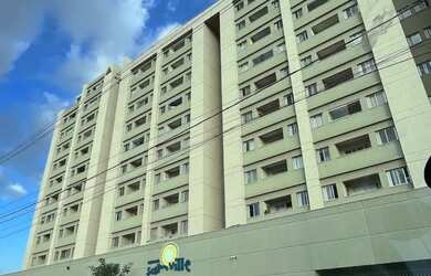 Imagem: O apartamento possui 1 Dormitório, 1 Banheiro, 1 Vaga na garagem