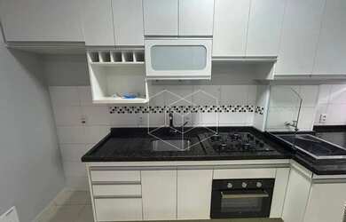 Imagem: O apartamento possui 2 Dormitórios, 1 Banheiro, 1 Vaga na garagem