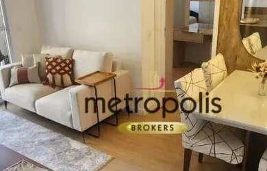 Imagem: O apartamento possui 1 Dormitório, 1 Banheiro, 1 Vaga na garagem