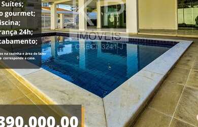 Imagem: A casa em condomínio possui 3 Dormitórios, 4 Banheiros, 4