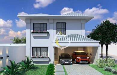 Imagem: A casa em condomínio possui 3 Dormitórios, 5 Banheiros, 4