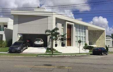 Imagem: A casa em condomínio possui 5 Dormitórios, 5 Banheiros, 5