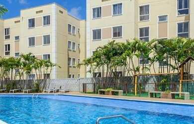 Imagem: O apartamento possui 2 Dormitórios, 1 Banheiro, 1 Vaga na garagem