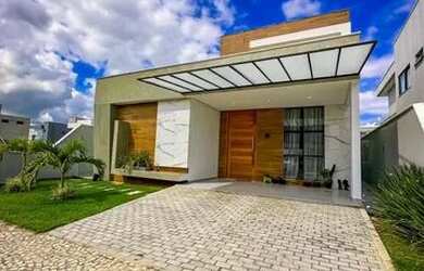 Imagem: A casa em condomínio possui 4 Dormitórios, 2 Banheiros, 2